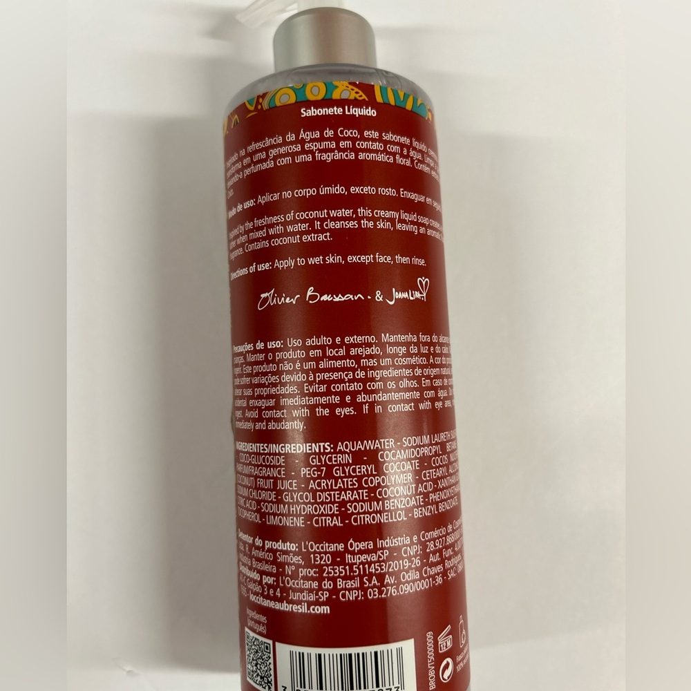 L’OCCITANE Agua de Coco Liquid Soap - Picture 2 of 3